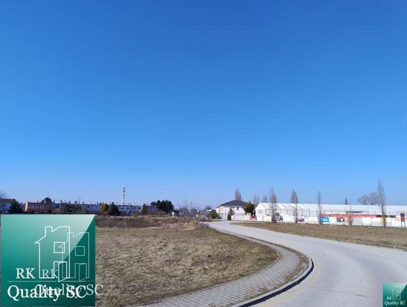 Plots - residential area at Sunny Lakes North in Senec, grassy terrain by the road.