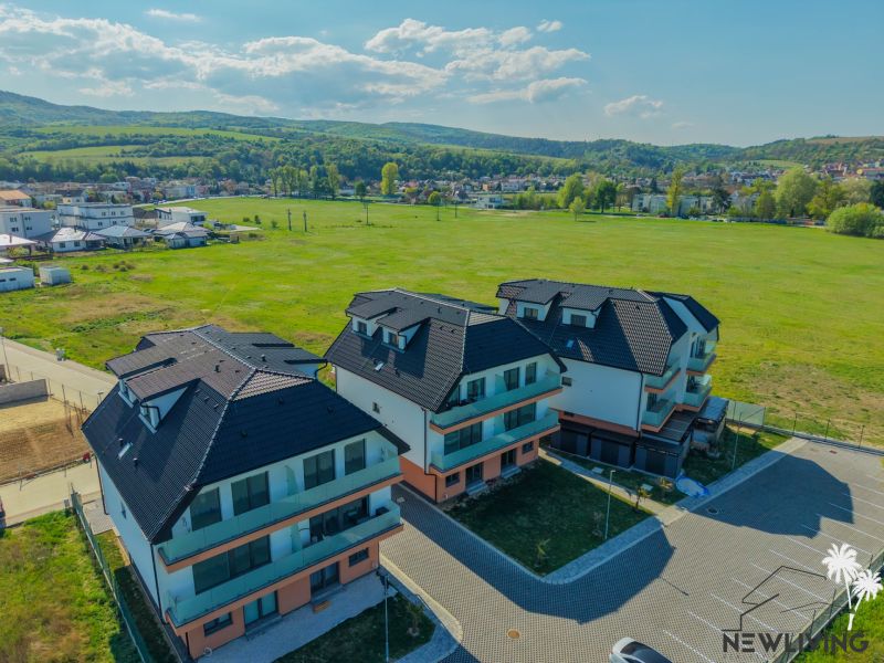 New buildings with a panorama of nature on Moravanska Street in the village of Banka, 2-room apartment.