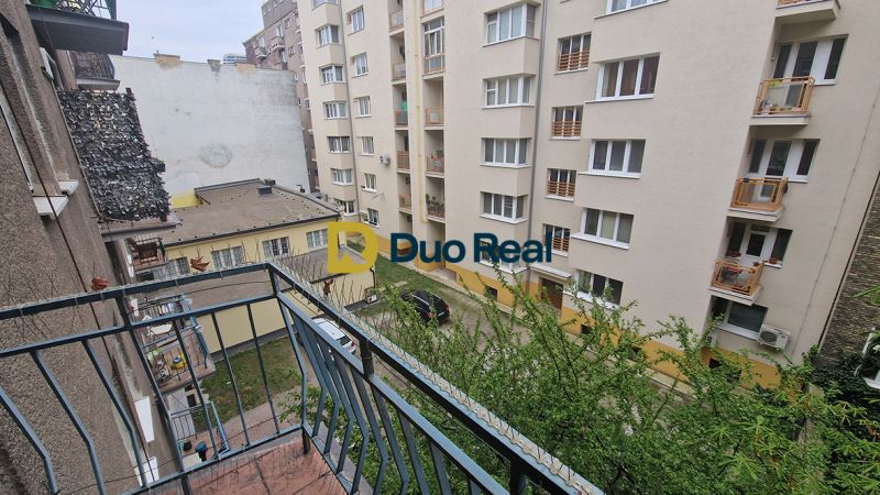 View from the balcony in Bratislava - Old Town, Grösslingova Street, 3-room apartment.