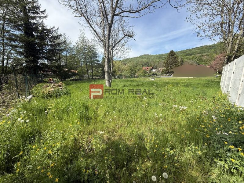 Garden in Borinka on a plot Borinka - living, surrounded by green trees and grass.