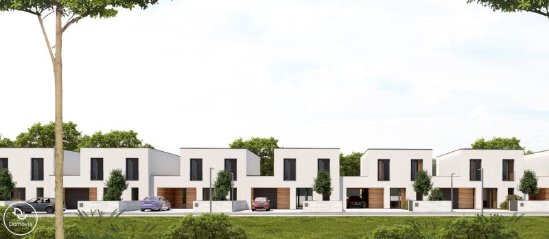 Row housing on Čulenova Street in Skalica, suitable for residential land.