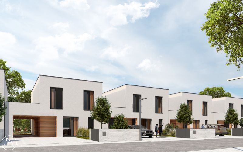 New two-story houses on Čulenova Street in Skalica, Plots - residential.
