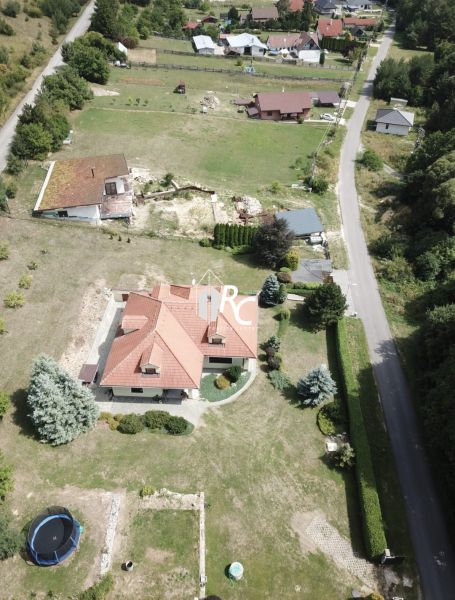 A family house in Trebostovo with a spacious garden and outdoor amenities.