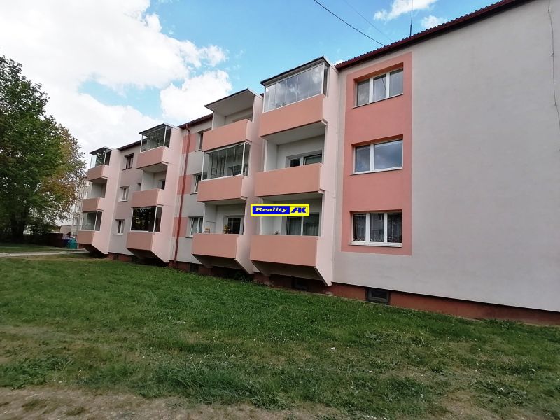 Apartment building with balconies on Záborského Street in Martin.
