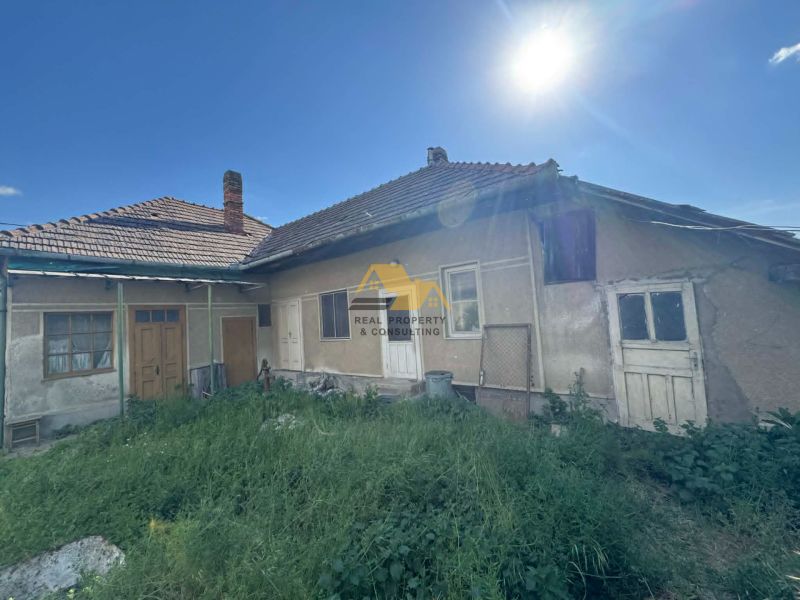 Older family house in Bánov on Bánov Street with a sunny garden and grassy plot.
