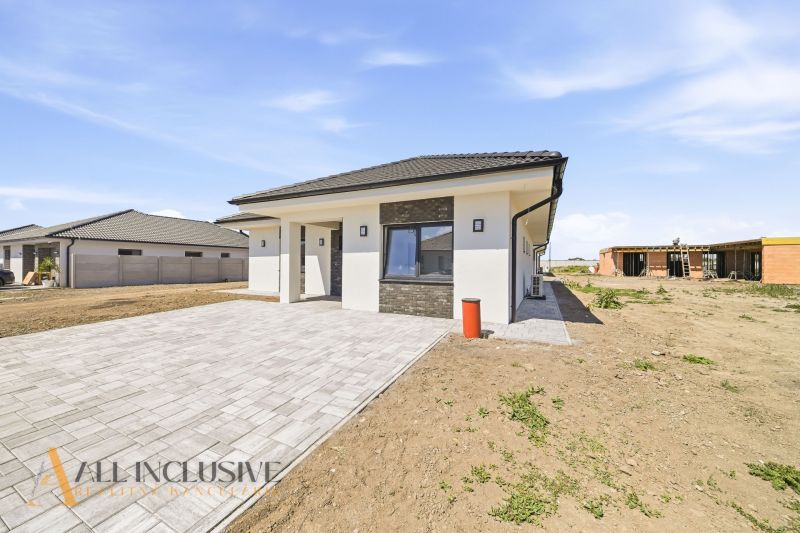 A family house in Hviezdoslavov with paving in front of the entrance and a spacious plot.