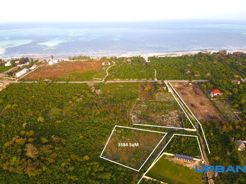Commercial plots near Jambiani in Unguja South Region with ocean view.