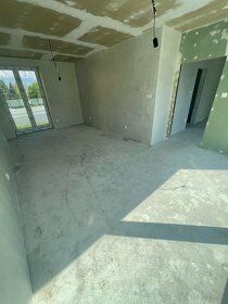 Living room in a three-room apartment in Svit waiting to be finished.