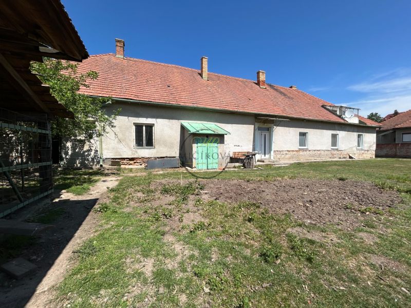 A family house in Čifáre with a large yard and a sloped roof.