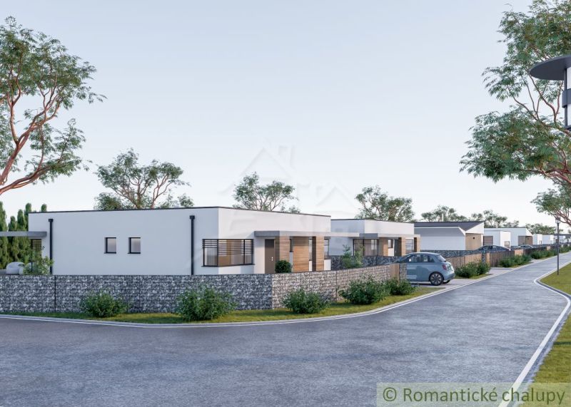 Nové Zámky: Plots - housing with modern houses and well-maintained gardens.