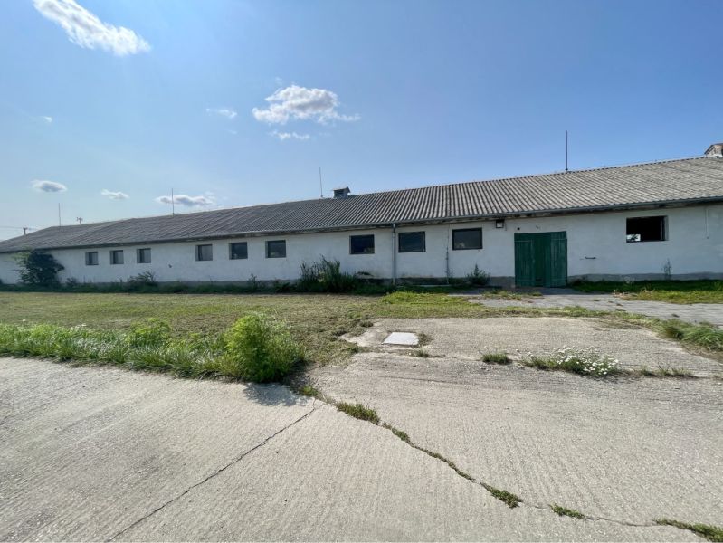 Production premises on Amadeho Kračany in Kostolné Kračany with grassy surroundings and an asphalt area.