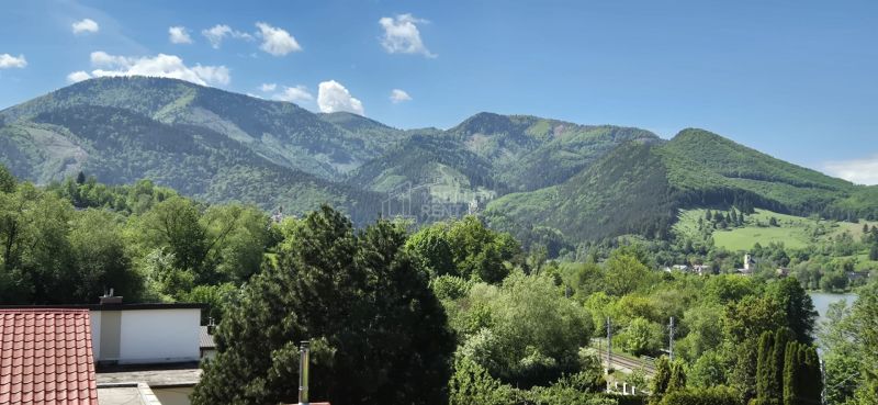 View from Rozbehy in Varín to green-covered hills, suitable for residential plots.