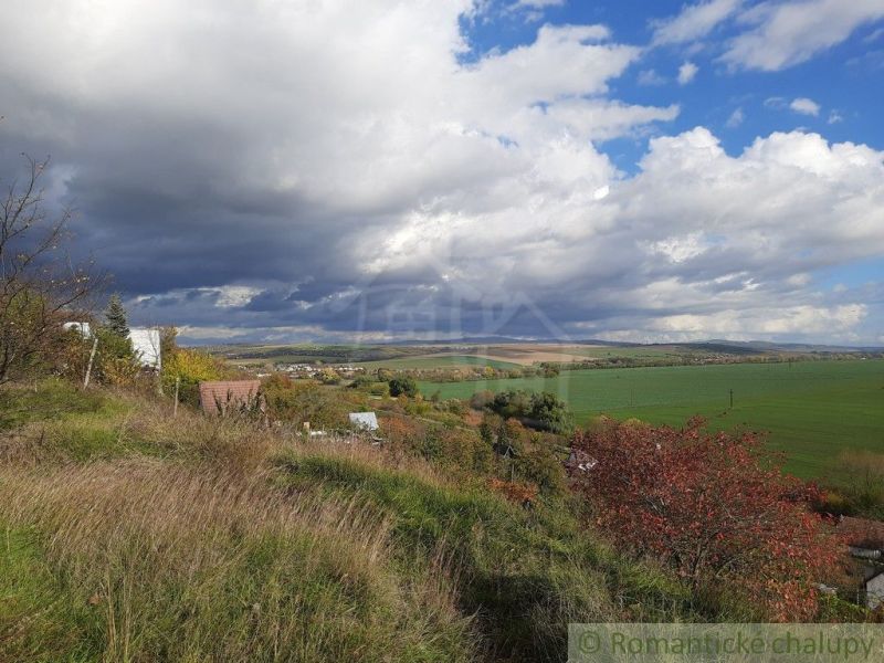 Countryside near the village and Cottage in Holíč with a dramatic sky.