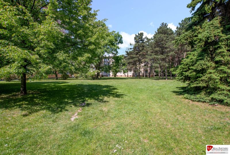 Greenery around the 3-room apartment on Obežná Street, Bratislava - Ružinov.