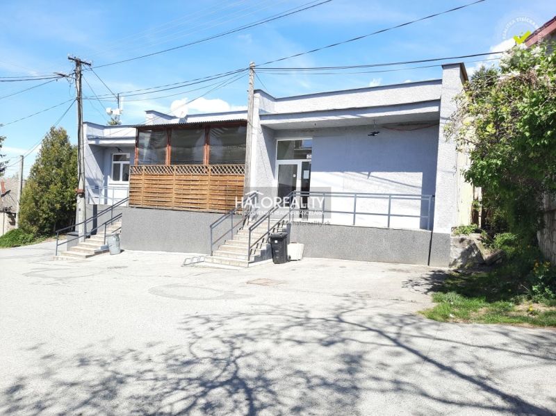 Gastro premises on Okružná with a modern facade and an accessible terrace.