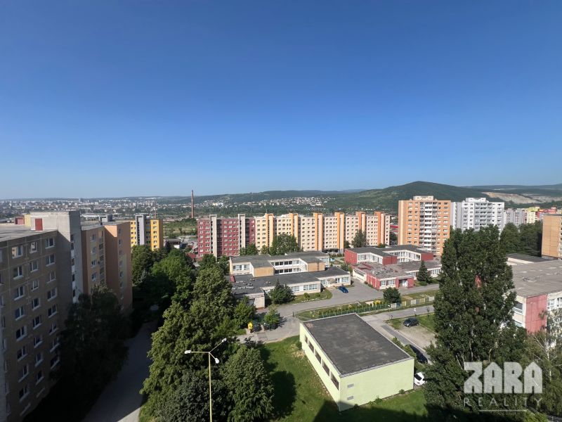 Panorama of the city apartment complex on Juhoslovanska Street, Ťahanovce Housing Estate, Košice.
