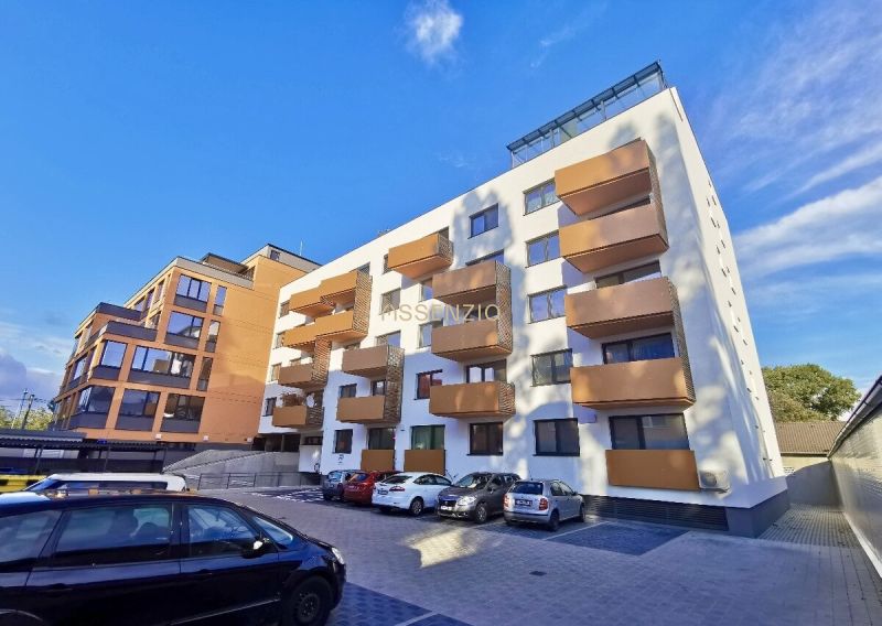Apartment complex with balconies on Trnavská Street in Bratislava - Ružinov.