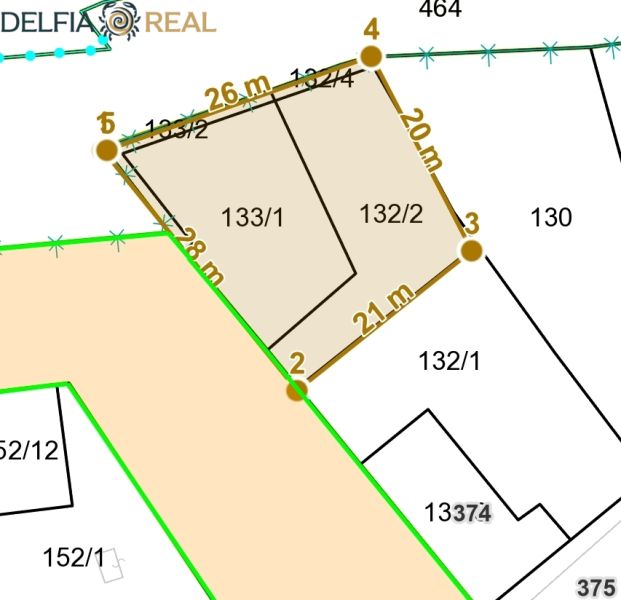 Land plots on Mlynská Street in Tomášikovo, designated for residential purposes.
