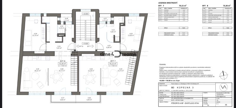 Nitra Four+ bedroom apartment Sale reality Nitra