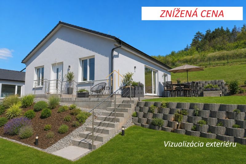 A family house in Zvolenská Slatina with a garden and terrace in a pleasant environment.