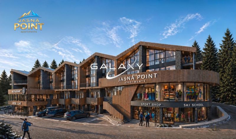 A recreational apartment in Demänovská Dolina with sports and restaurant facilities surrounded by forests.