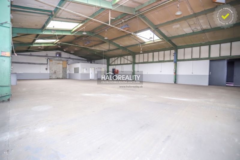 Extensive production facilities with skylights and an administrative block.