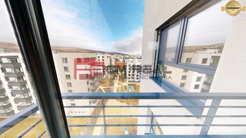 View from the balcony of the surroundings in Bratislava III, on Rudroffova Street, with a view.
