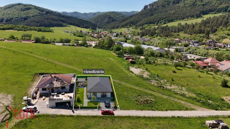 Plots - living in Lietavská Svinná-Babkov surrounded by greenery and hills.