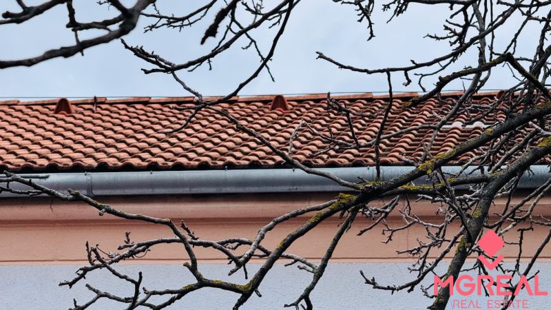 A roof with tiles and branches in Partizánske on Rudolfa Jašíka Street, 3-room apartment.