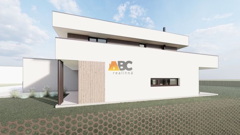 Modern house with a garden in Sliač, ideal for residential land.