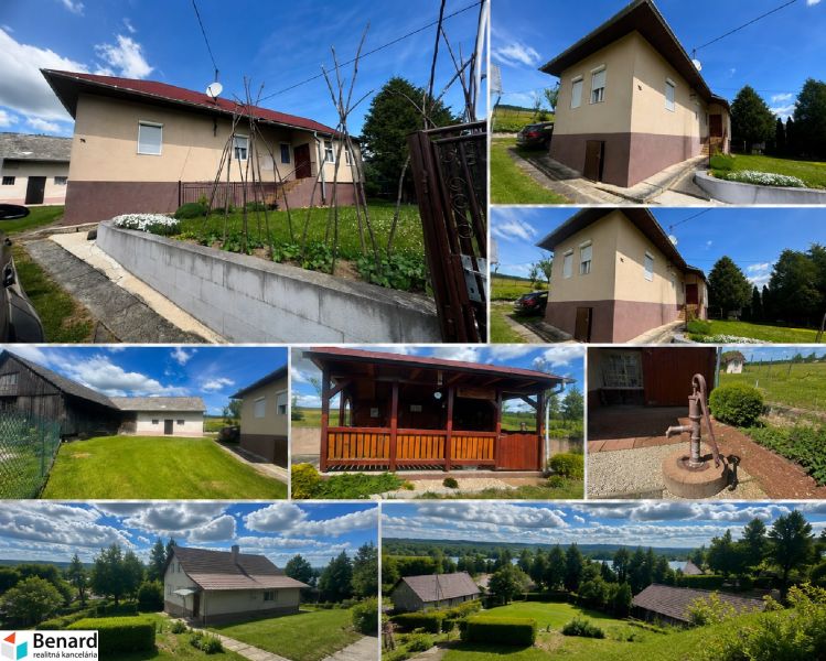 A family house in the town of Orlov with a spacious garden and a view of the surrounding countryside.
