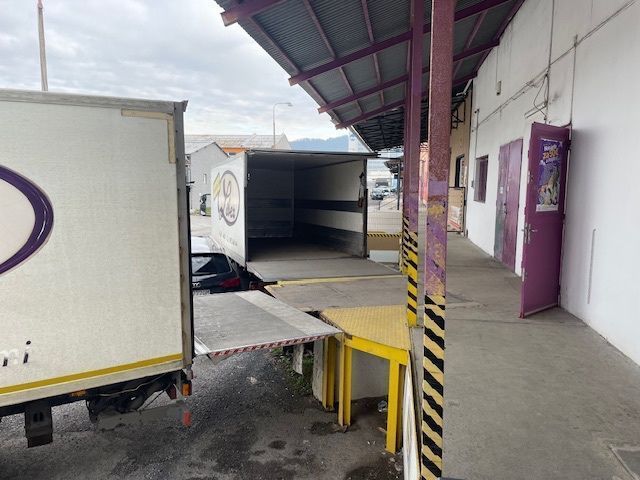 Loading ramp at Warehouses and Halls on Zvolenská Road, Kráľová, Banská Bystrica.