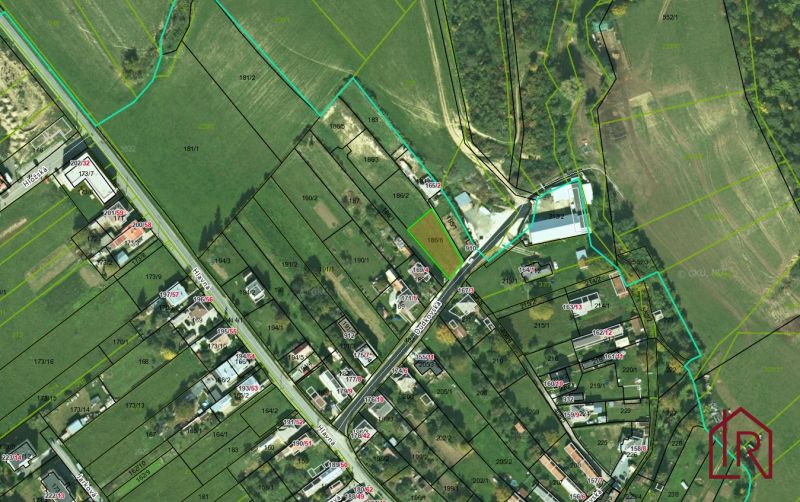 Land map on Dudkovska Street in the village of Svinia, suitable for residential purposes.
