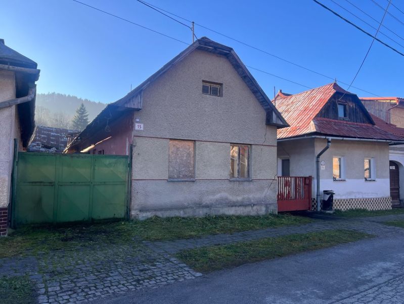 Family house on Hrnčiarska Street, Ľubietová, Banská Bystrica District, Banská Bystrica Region.