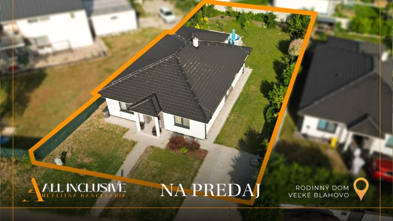 Family house in Veľký Blahovo, Dunajská Streda, for sale with a large garden.
