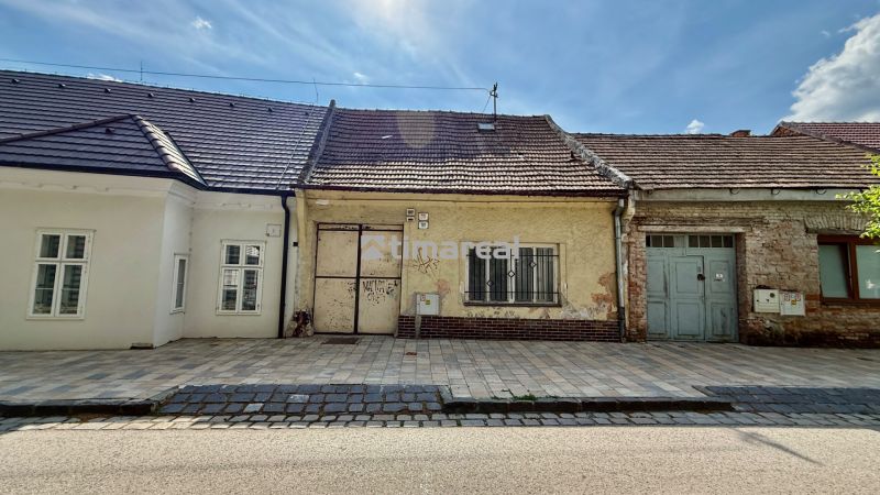 A family house on Pekárska Street in Trnava with a traditional facade and an older roof.