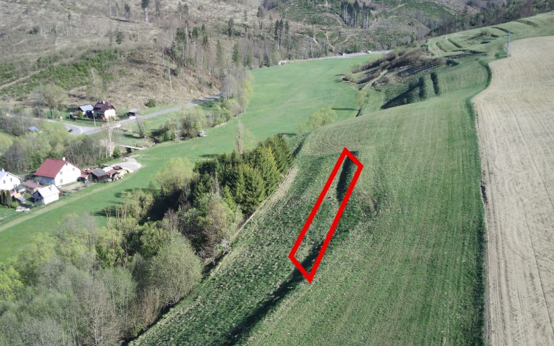 Meadows and forests on agricultural and forest land in Čierny Balog, surrounded by the countryside.