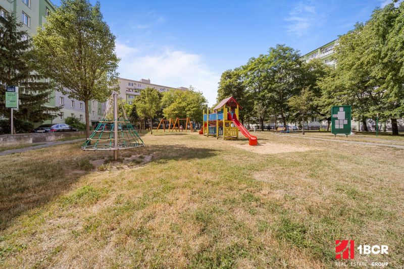 Playground on Československých Parašutistov Street in Bratislava - Nové Mesto.