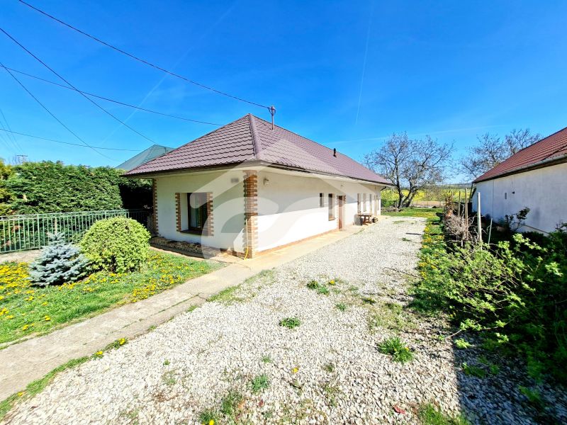 A family house in the town of Tehla on Tehla Street with a landscaped garden and a gravel path.