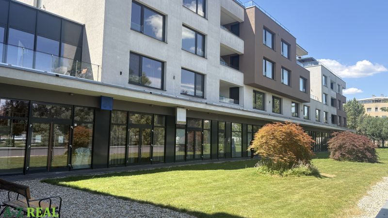 Commercial premises on Nové záhrady I in Bratislava - Ružinov with a landscaped garden.