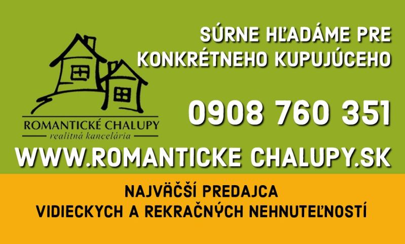 Real estate agency advertisement for the sale of rural and recreational properties in Romantic Cottages.