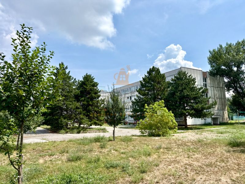Apartment building surrounded by greenery on Andrusovova Street in Bratislava - Petržalka.