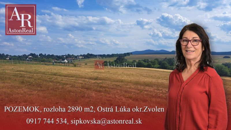 Plots - housing in Ostrá Lúka with extensive views of the surrounding landscape.