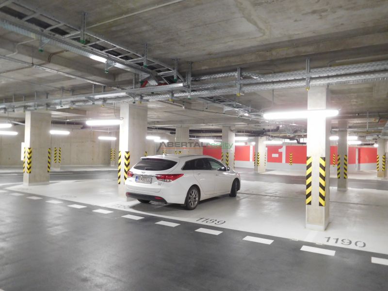 An underground garage on Blumentálska Street in Bratislava - Staré Mesto offers parking spaces.