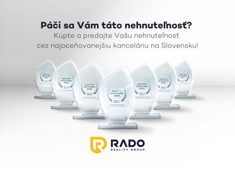 Real estate agency advertisement with awards for Real Estate Agency of the Year.