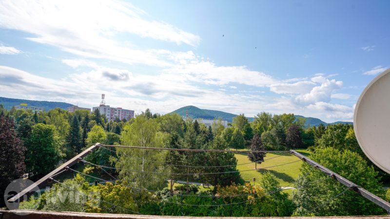 View from a 3-room apartment on Pod Hájom Street in Dubnica nad Váhom.