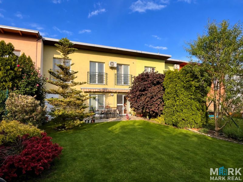 A family house on Hrabova Street in Hamuliakovo with a landscaped garden and terrace.