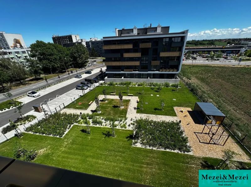 Apartment complex on Gen. Golián Street in Trnava with an adjacent grassy park.