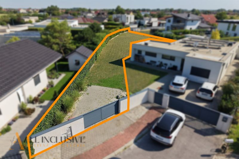 Garden with designated residential plot on Mlynský Klin Street in Senec.