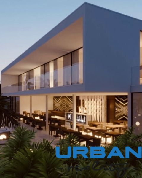 Modern building with a terrace in commercial premises Matemwe in Unguja North East.
